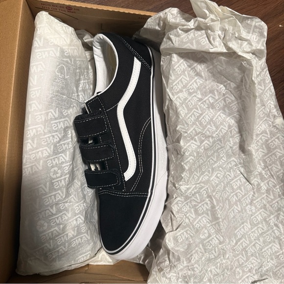 Vans Old Skool V Unisex Men's/Women's Black/White Skate Shoes Size 11 Men - Picture 3 of 7